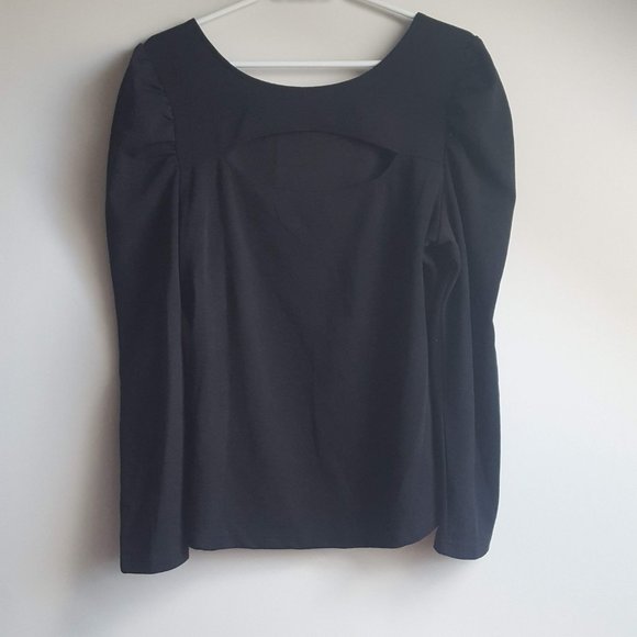 Shein Curve Cut Out Gigot Sleeve Shirt 2XL - Picture 2 of 7